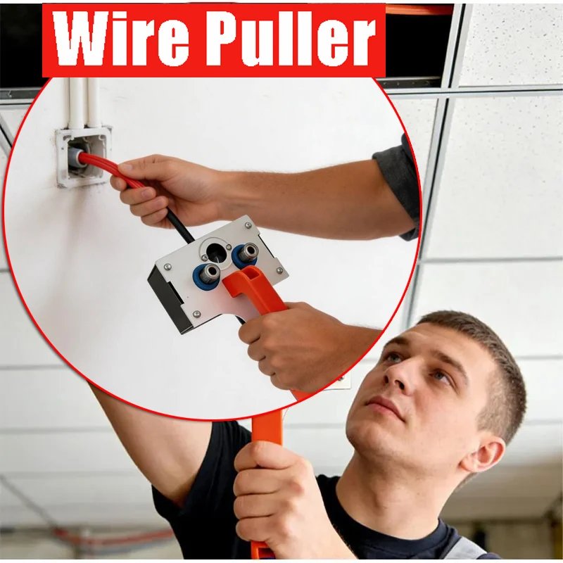 Power Tools Guide - 新型改良版ワイヤープーラー ケーブルプッシュプラー スレッダー 電線ガイドデバイス プーラー リード配線設置ツール