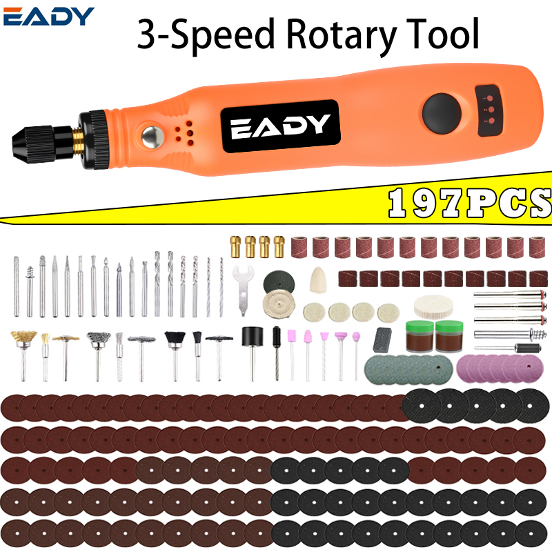 Power Tools Sheets - USBコードレス回転工具キット – 金属研磨、模型製作、アクリル彫刻、木工彫刻用のミニ電動ドリル