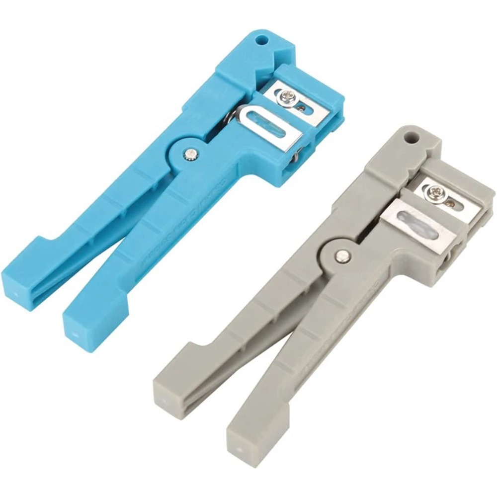 Power Tools America - 45-163 光ファイバーストリッパーグラスファイバージャケットシース 45-163 同軸ケーブルカッターストリッパーツール調整可能なブレードカッタースリッター