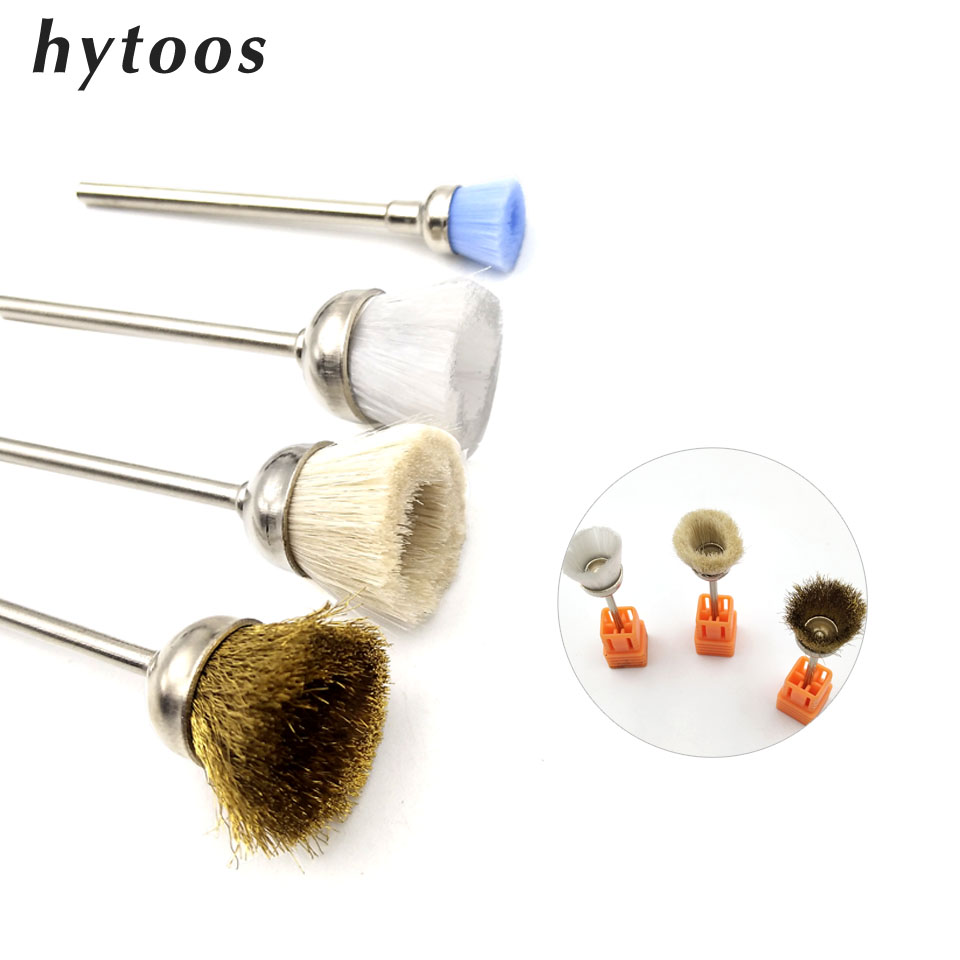 Power Tools On Sale - HYTOOS 1 個ネイルドリルビット銅線クリーニングブラシ 3/32 ''ロータリーマニキュア電気ドリルアクセサリーネイルアートツール