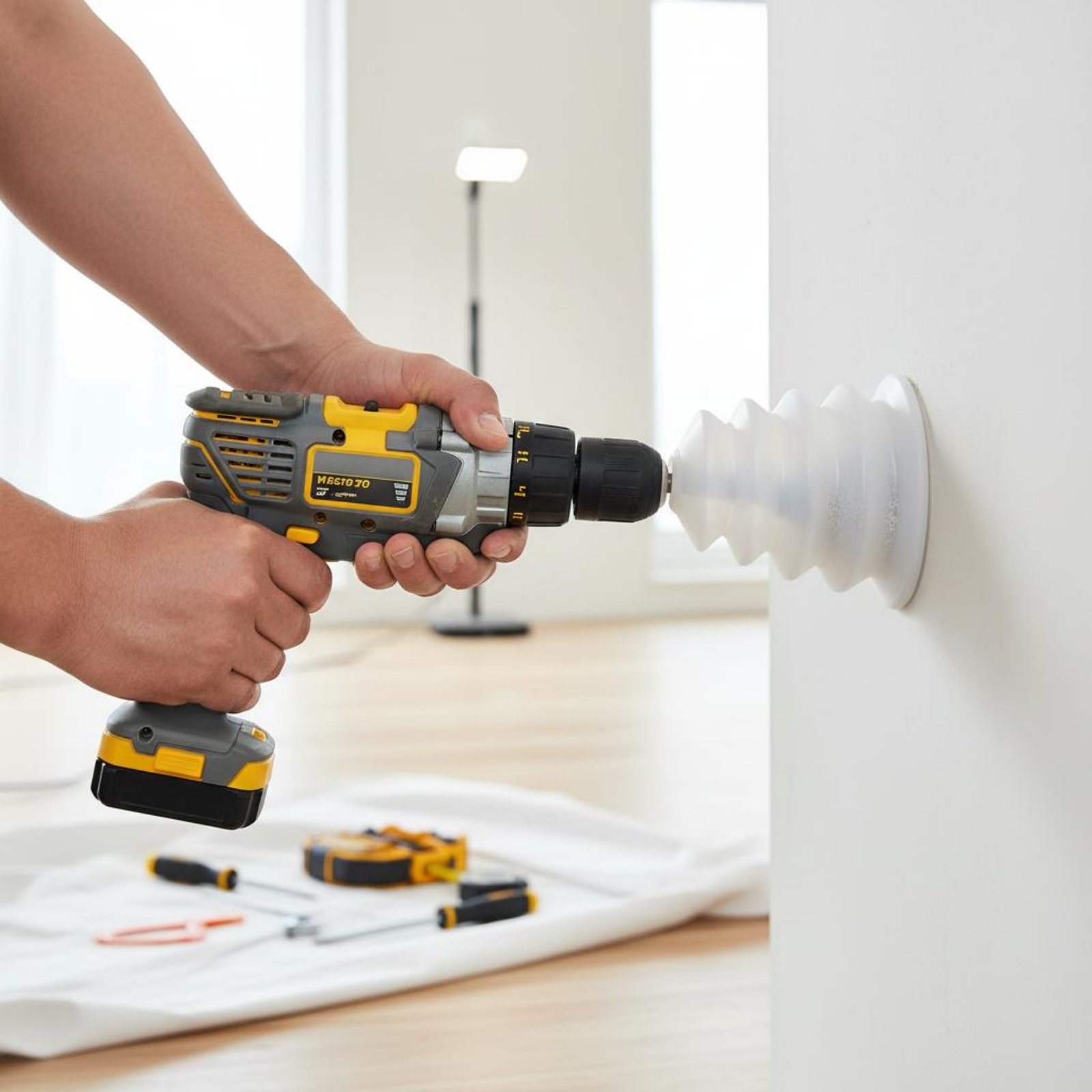Power Tools Hammer - ドリル集塵ボウル 取り付け簡単 ハンマードリルダストカバー 電動工具アクセサリー 柔軟で長持ちするリノベーション用アクセサリー