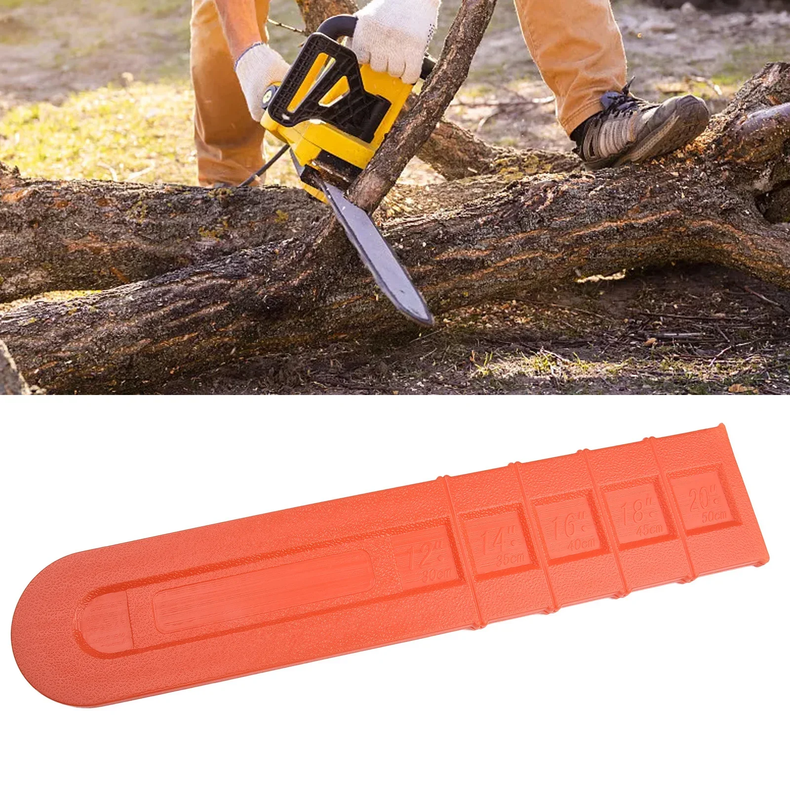 Power Tools Guide - 電気チェーンソーバーカバーポールスリーブ鞘プロテクターガイドプレートユニバーサル 12/16/18/20 インチガーデニング電動工具部品
