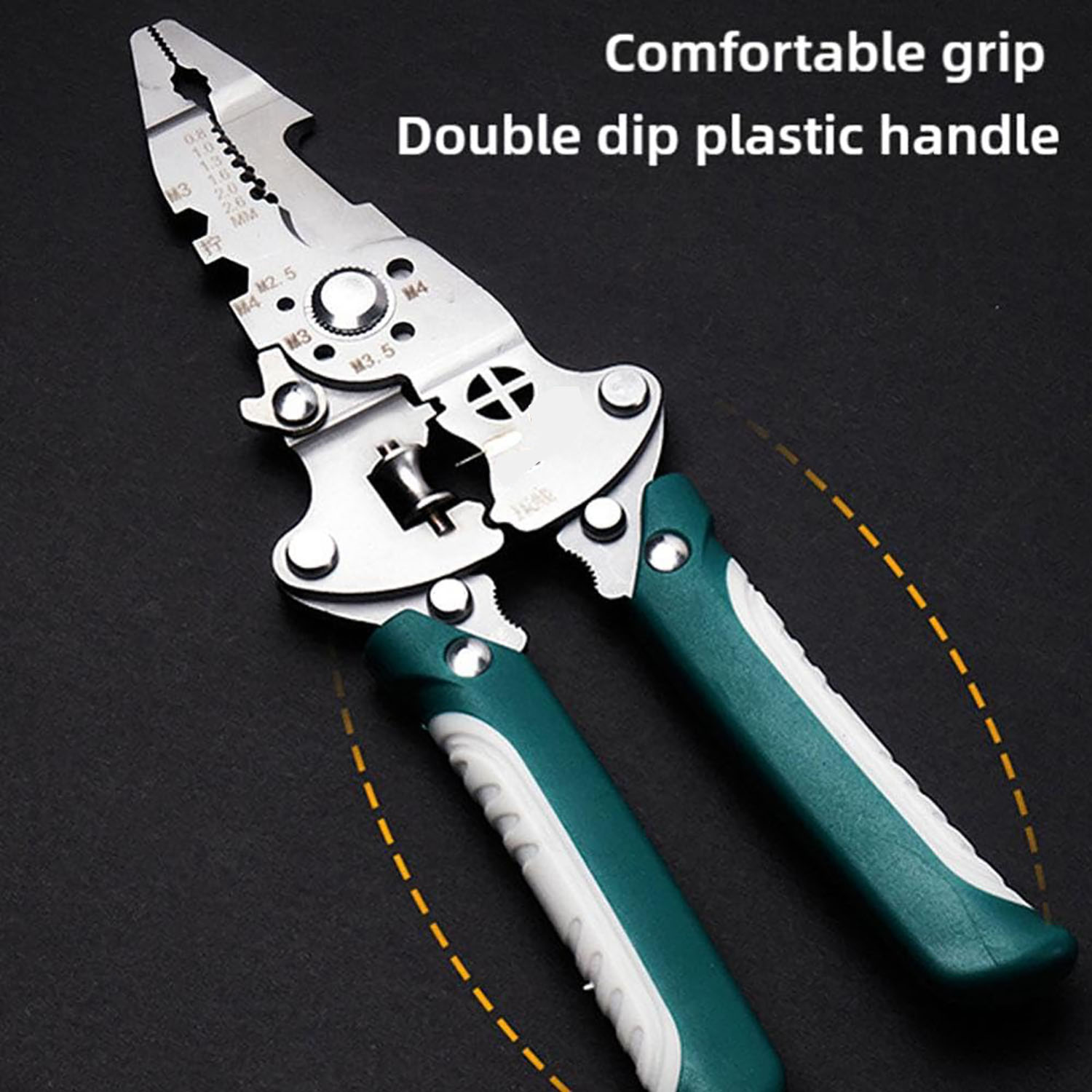 18 in 1 折りたたみ式ワイヤーストリッパー多機能プライ - Power Tools America のレビューと価格