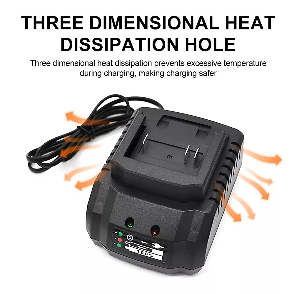 リチウムイオンバッテリー充電器 18V 21V 2A マキタ - Power Tools Sheets のレビューと価格