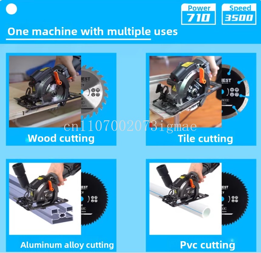 ミニ電動丸鋸レーザーガイド付き木材タイルカッター携帯用ハンド - Power Tools Guide のレビューと価格