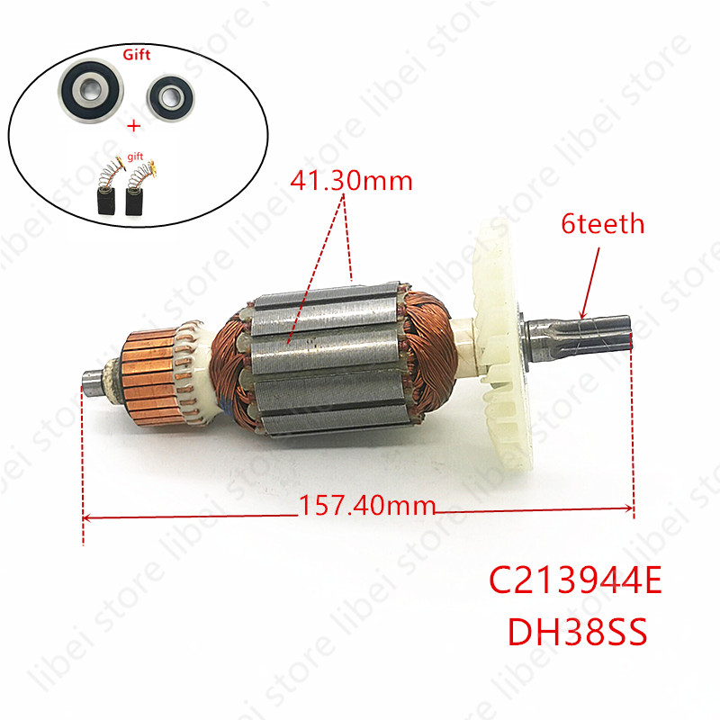 アーマチュア C213944E 360875E 日立 DH3 - Power Tools Hammer のレビューと価格