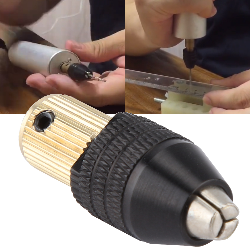 ミニチュア自己締め付けチャックドリルチャック 0.3-3.4 - Power Tools Sheets のレビューと価格