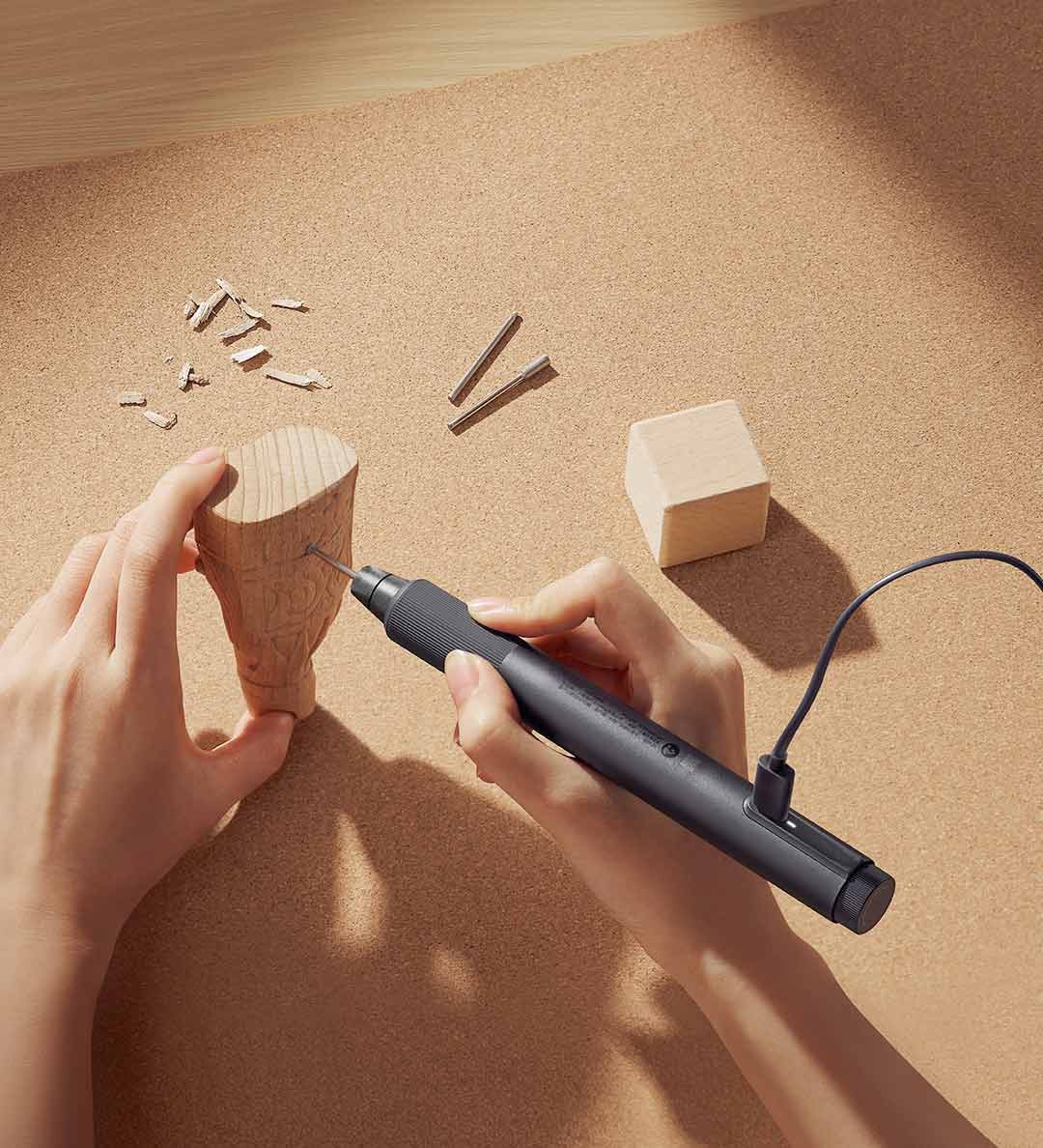 MIJIA電動研磨ペン 22000回転/分 ブラシレスモータ - Power Tools On Sale のレビューと価格