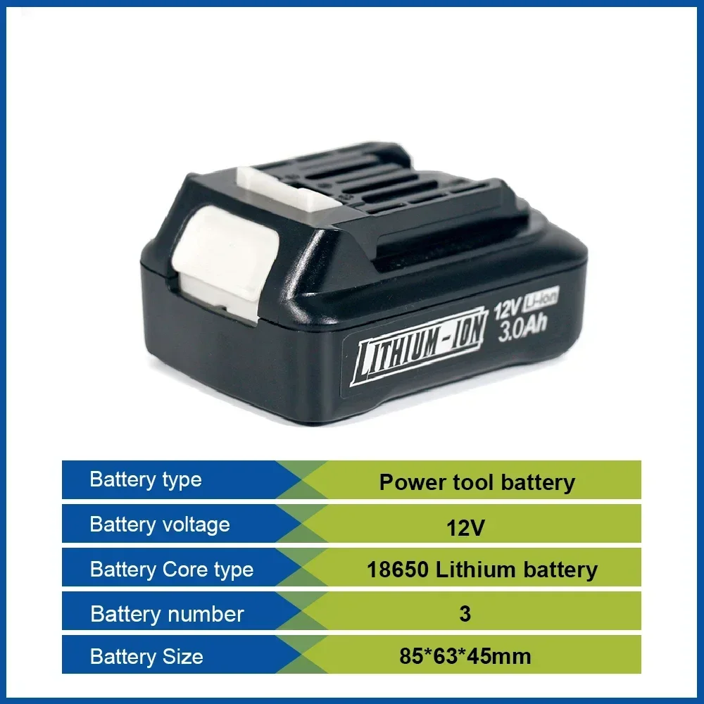 マキタ12V 3.0Ah充電式リチウム電池BL1021B B - Makita Drill Hp1640 のレビューと価格
