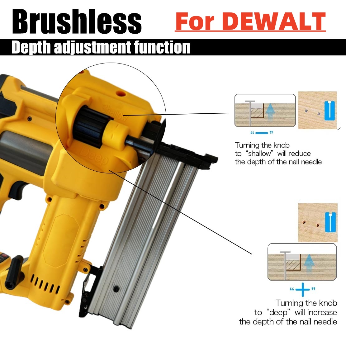 2in1ブラシレス電動ネイルガンF15-F50 K410コー - Power Tools Manufacturers のレビューと価格